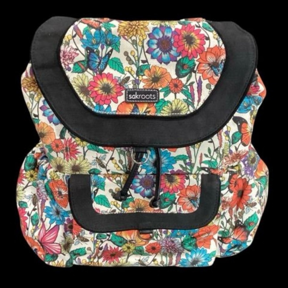 Sakroots Multicolor Floral Backpack